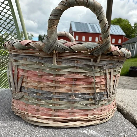 Multicolor Woven Basket - Picture 2 of 8